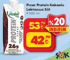 PINAR PROTEİN KAKAOLU LAKTOZSUZ SÜT 500 ML PINAR PROTEİN KAKAOLU LAKTOZSUZ SÜT 500 ML